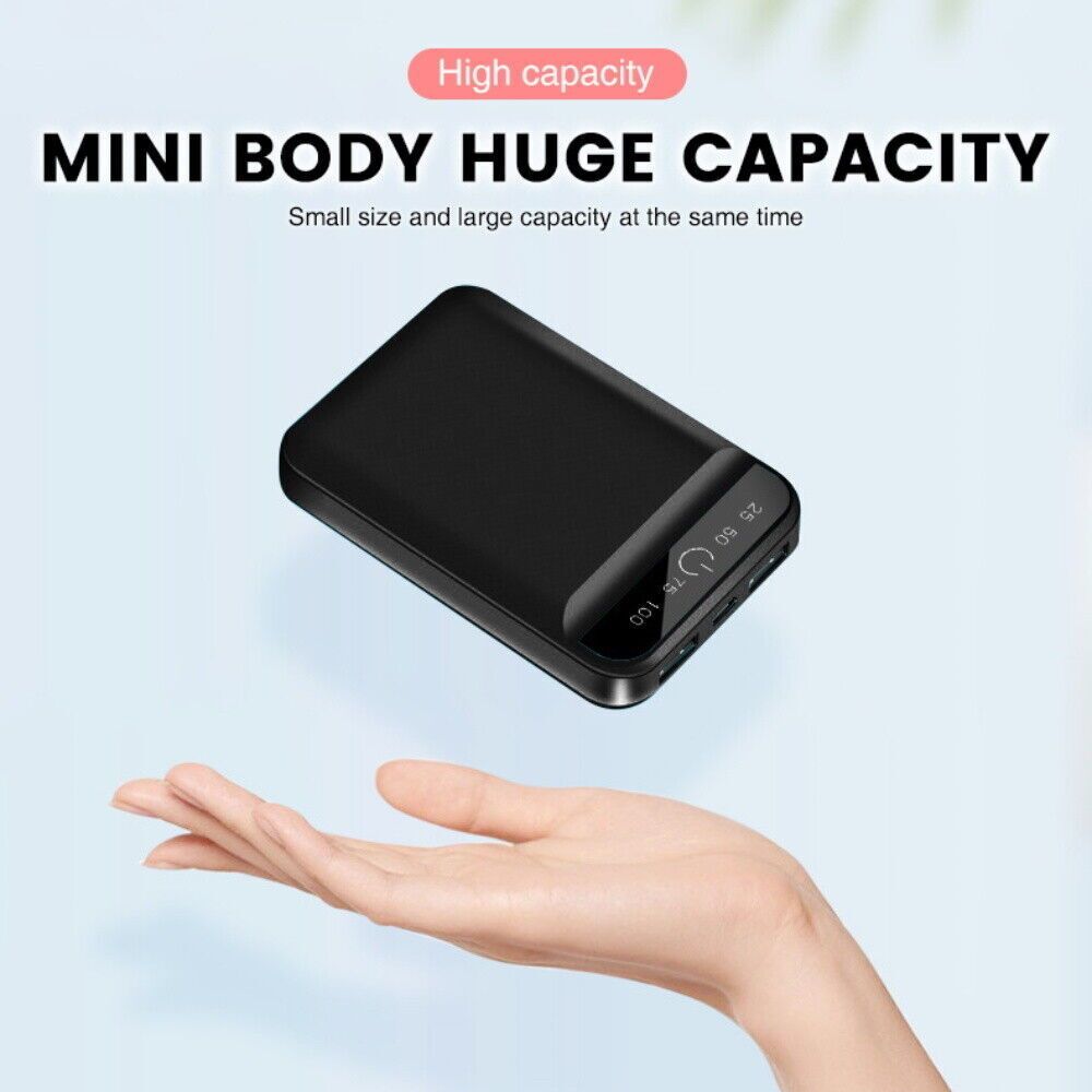 Mini Powerbank Tragbar Schnellladegerat Externer Batterie Ladegerat Handy DE
